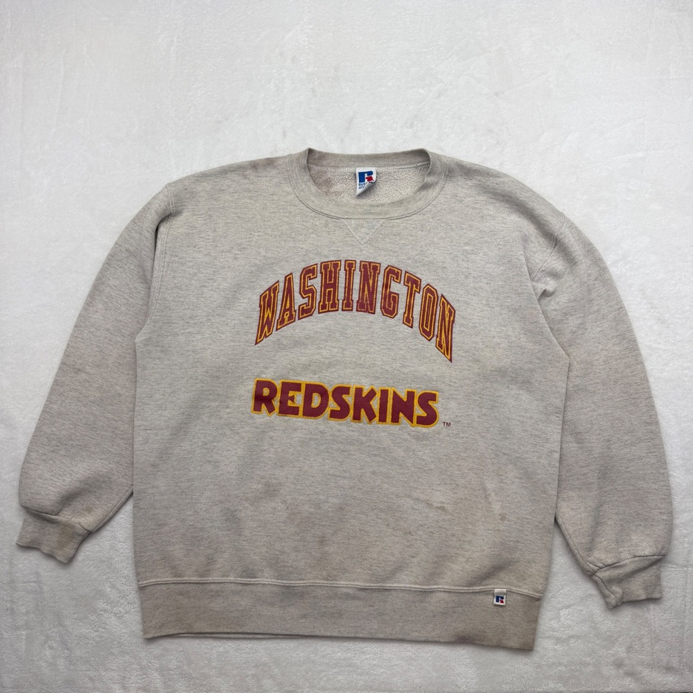 VTG 90s Russell Athletic Washington Redskins Crewneck Sweatshirt Mens XL NFL
